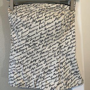 Black and White Corset